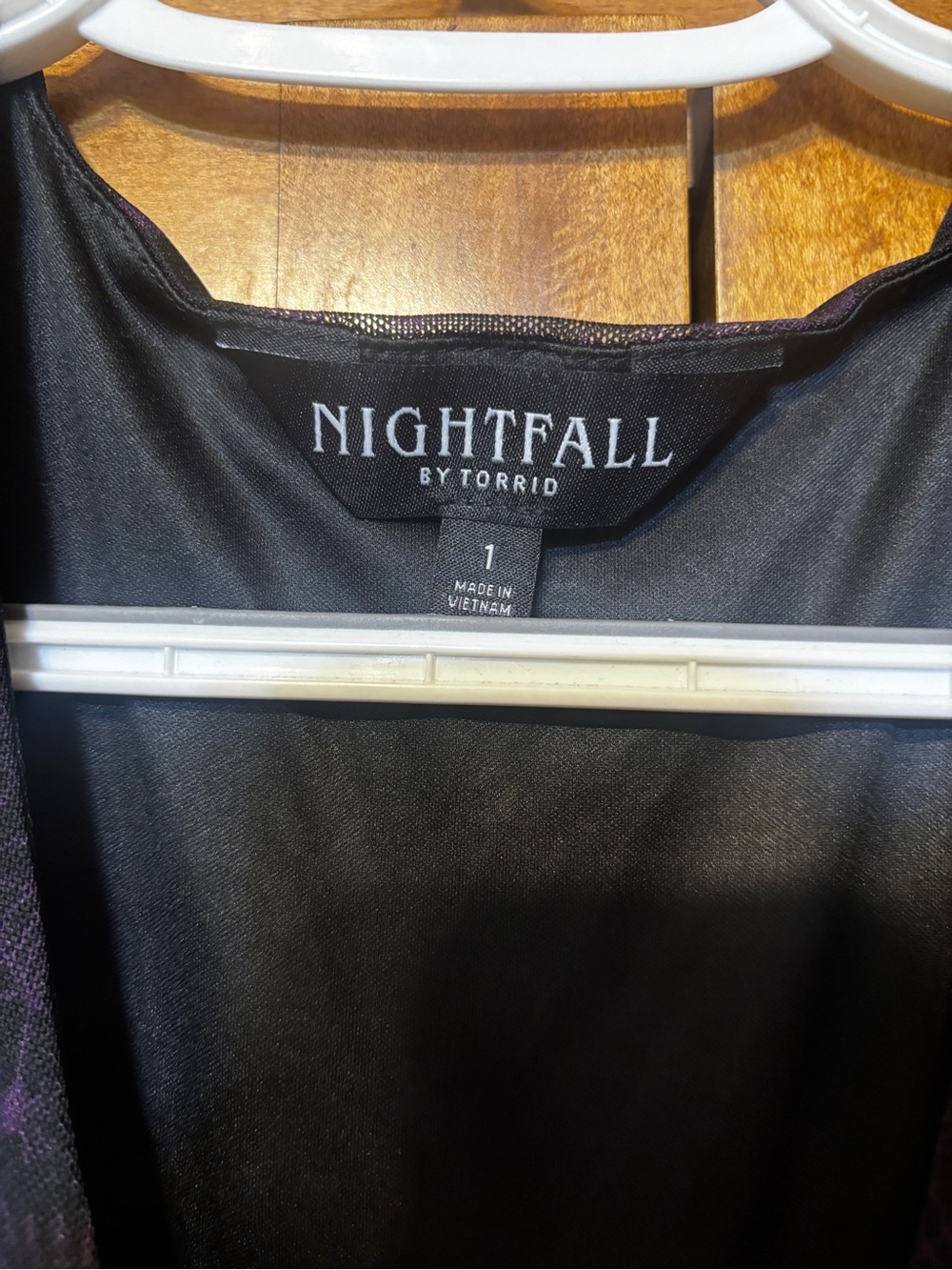Torrid Nightfall mesh tiered mini dress - Picture 3 of 6